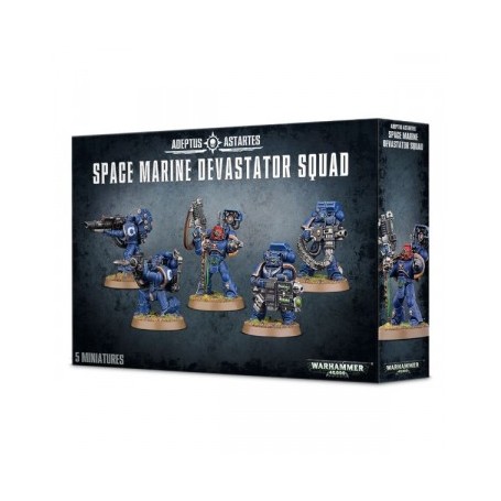 Warhammer 40.000 : Adeptus Astartes Space Marines devastator squad