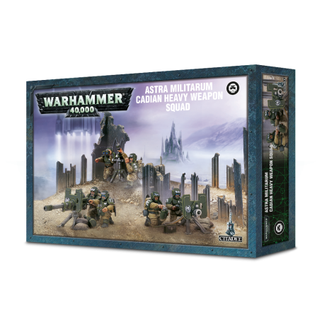 Warhammer 40.000 : Astra militarum Cadian heavy weapons squad