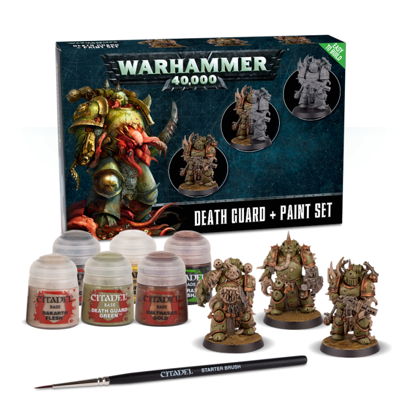 Warhammer 40.000 : Death guard + set de peinture