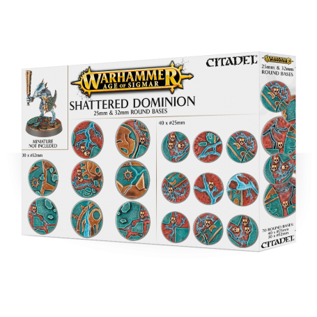 Warhammer AOS : Shattered dominion round bases