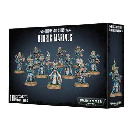 Warhammer 40.000 : Thousand sons Rubric marines
