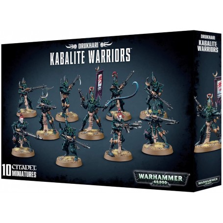 Warhammer 40.000 : Drukhari Kabalite warriors
