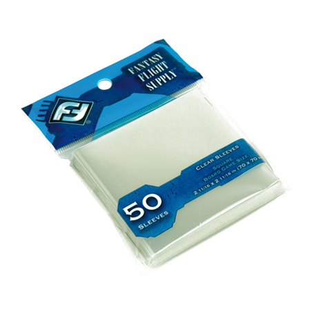 Sleeves Fantasy flight games Bleu carré ( 70x70 )