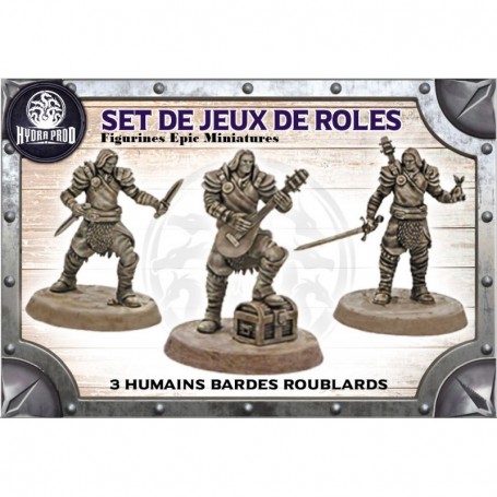 Set de figurines : Humains bardes roublards
