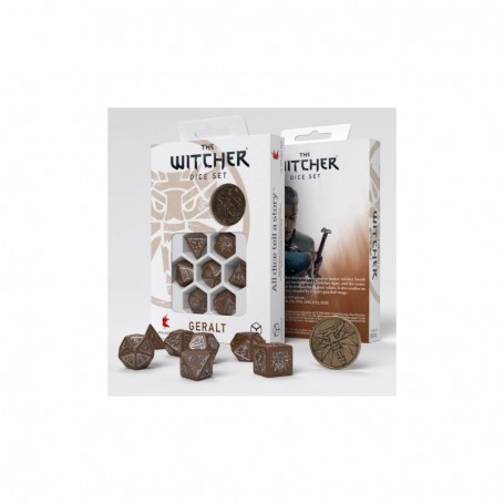 The Witcher set de dés Geralt Ablette
