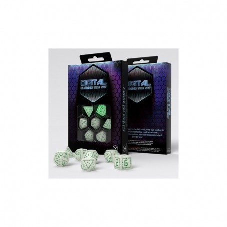 Digital set de dés phosphorescent