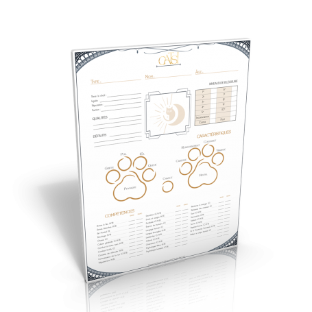 Cat's ! Feuilles de personnage