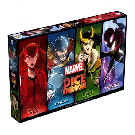 Dice throne Marvel Scarlet/Thor/Loki/Spider-man
