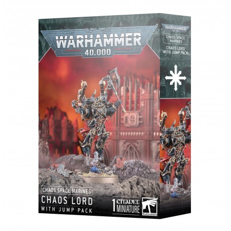 Warhammer 40000 Chaos Space marines Chaos Lord Jump pack