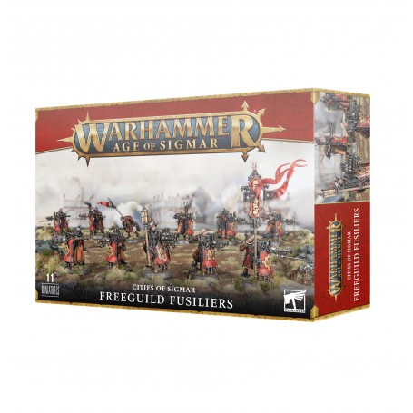 Warhammer AOS Cities of Sigmar Freeguild fusiliers