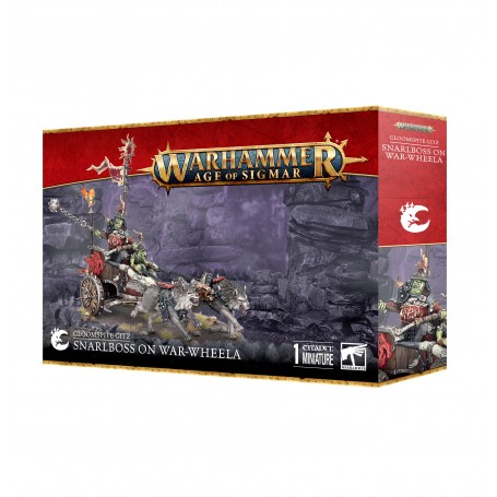 Warhammer AOS Snarlboss on war-wheela