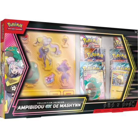 Pokémon : Coffret premium Ampibidou EX de Mashynn
