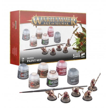 Warhammer AOS Skaven paint set