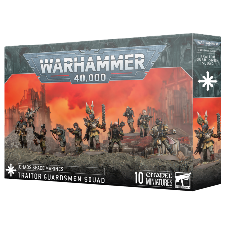 Warhammer 40000 Traitor guardsmen squad