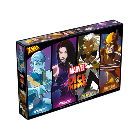 Dice throne Marvel : Iceberg/Psylocke/Tornade/Wolverine