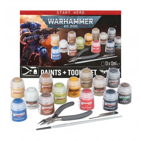 Warhammer 40.000 : Paints + tools set